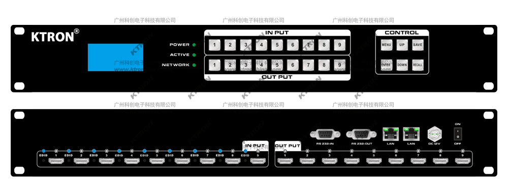 9進9出HDMI矩陣