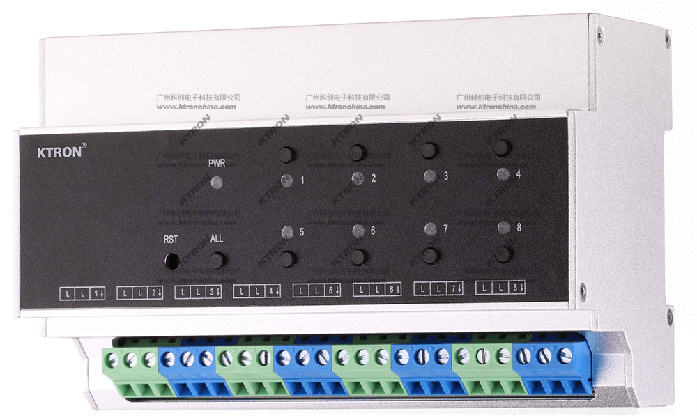 8路導(dǎo)軌式電源控制器